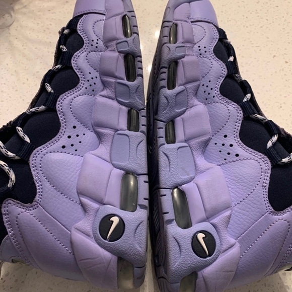 Size 9.5- Nike Air More Money This Game is Mine, Twilight - Picture 6 of 9